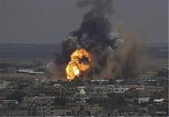 حمله جنگنده‎های اسرائیل به مناطق مختلف نوار غزه