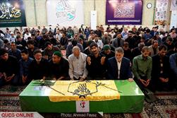گزارش تصویری تشییع پیکر مطهر چهار تن از شهدای مدافع حرم در مشهد مقدس