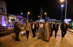 بازدید مدیران آستان قدس رضوی از مجوعه اقامتی «مدینه الزائرین» کربلای معلی