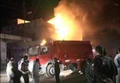 آتش سوزی مهیب در بازار بزرگ شهر کربلا