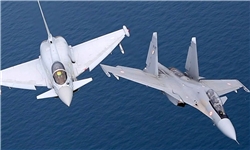 رهگیری ۱۷ هواپیمای روسیه توسط تایفون‌های نیروی هوایی انگلیس