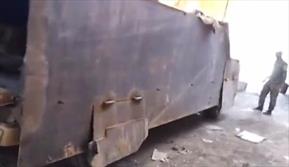 فیلمی از داخل خودروی بمبگذاری شده داعش + فیلم
