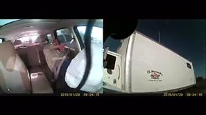 تصادف شدید از نگاه دوربین های داخل خودرو + فیلم