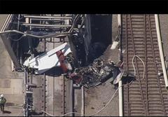 سقوط یک هواپیمای کوچک در مسیر ریل قطار با یک کشته