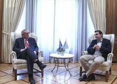 نخست وزیر یونان در دیدار با یونکر: باید اروپا را برای آیندگان ساخت