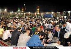 افطار تولیت آستان قدس رضوی در جمع مهمانان رضوی