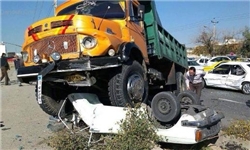 تصادف مرگبار ۳ دستگاه کامیون در محور جاده قدیم رشت‌ ـ‌ رودبار