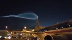 فیلم / مشاهده جسم عجیب پرنده در آسمان میامی