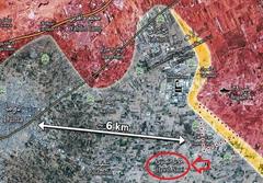ارتش سوریه در نزدیکی پایگاه گروه تروریستی جیش الإسلام + تصاویر و نقشه