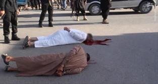 اعدام ۵ عراقی بجرم فرار از مناطق داعش + تصاویر دردناک