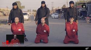 داعش ۳ نفر را به اتهام جاسوسی سر برید + عکس (۱۶+)