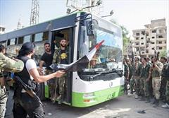 توافق برای خروج ۲۰۰ فرد مسلح از جنوب دمشق