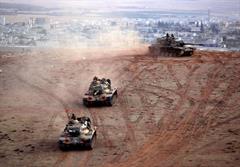 تجدید قوای ترکیه در سوریه / استقرار تانک های ترک در مرز سوریه