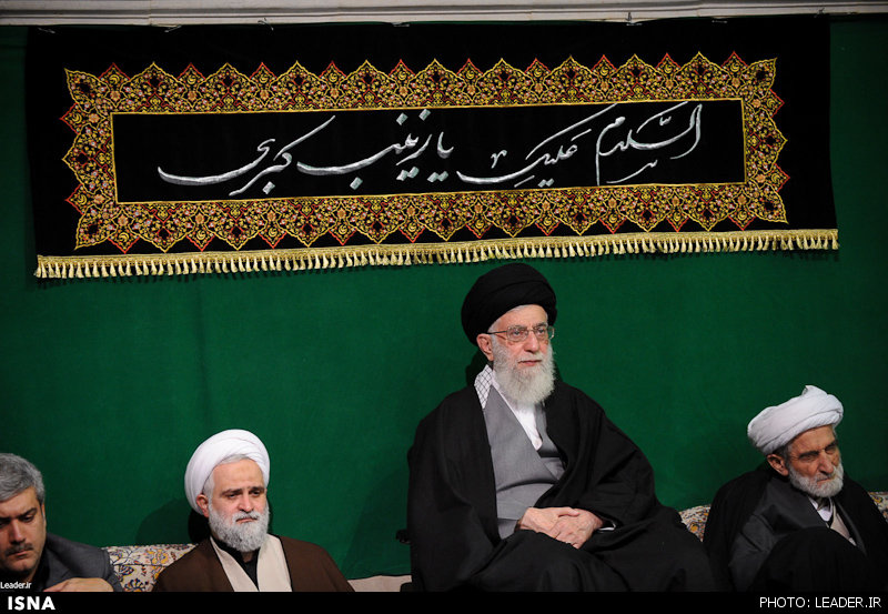 عزاداری هیئت‌های دانشجویی در محضر رهبر معظم انقلاب اسلامی