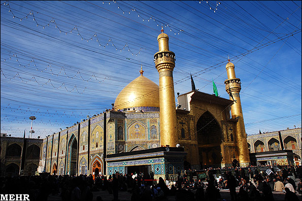 پیگیری پروژه صحن حضرت زهرا(س) در نجف اشرف
