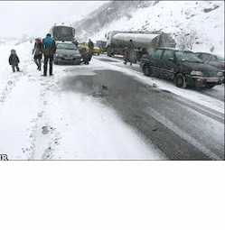 بارش برف در 12 استان کشور