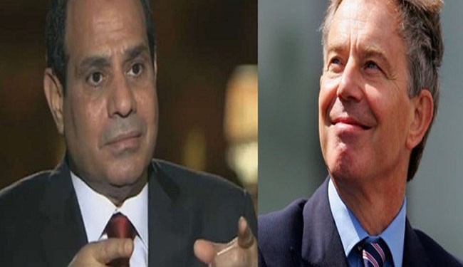 تونی بلر مشاور اقتصادی ریس جمهور مصر شد