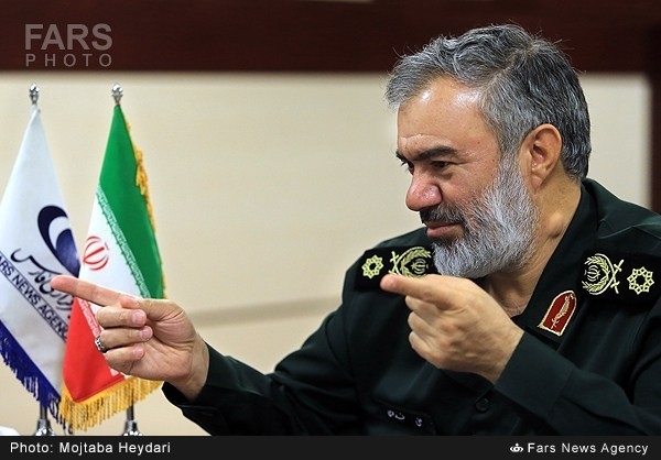 انهدام ناو آمریکایی 50 ثانیه طول می‌کشد/ قدرتمندترین موشک زیرآبی جهان در اختیار سپاه/ ناو آمریکایی پاسخگو نباشد، موشک‌های ما روی آن قفل می‌شود/ جواب رد سپاه به درخواست آمریکایی‌ها