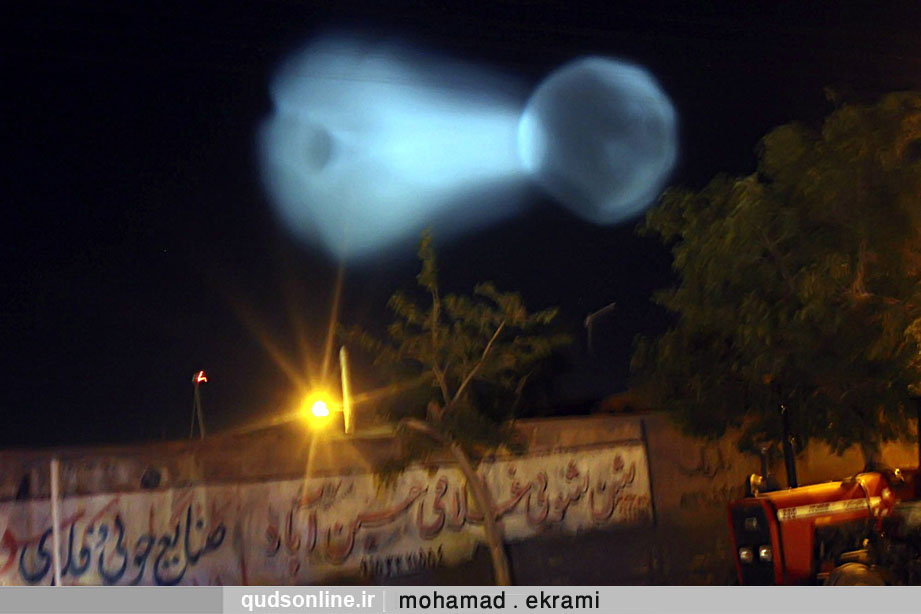 تصویری واضح از شیئ نورانی در آسمان مشهد