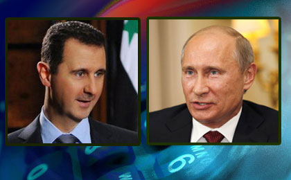 پوتین حمله تروریستی در حمص سوریه را به بشار اسد تسلیت گفت
