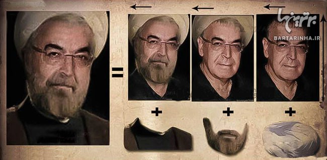 شباهت باور نکردنی بازیگر مشهور به حسن روحانی! + عکس