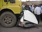 تصادف زنجیره ای 16 دستگاه خودرو در کرمانشاه 