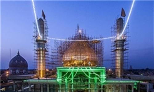 عکسی زیبا از قبر حرم امامین عسکریین (ع)