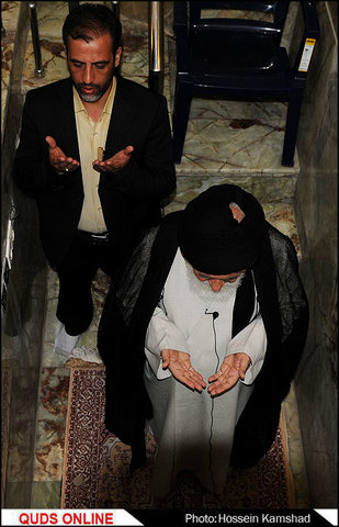 نماز عید قربان به امامت آیت الله علم الهدی با حضور تولیت آستان قدس رضوی  استاندار و مسولین استان  فرماندهان نظامی و انتظامی