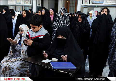 نماز عید قربان به امامت آیت الله علم الهدی با حضور تولیت آستان قدس رضوی  استاندار و مسولین استان  فرماندهان نظامی و انتظامی