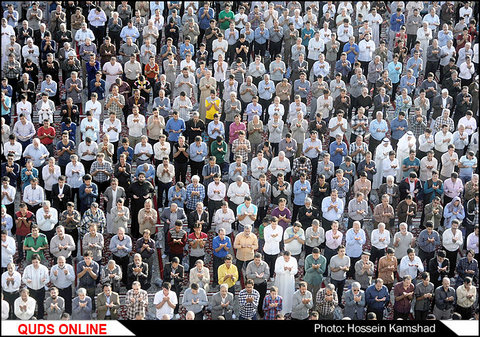 نماز عید قربان به امامت آیت الله علم الهدی با حضور تولیت آستان قدس رضوی  استاندار و مسولین استان  فرماندهان نظامی و انتظامی