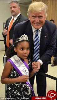 وحشت  کودک 9 ساله آمریکایی از ترامپ +تصاویر