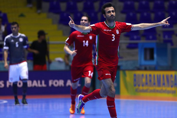 پیروزی پرگل تیم ملی فوتسال ایران برابر چین و صعود به مرحله بعد