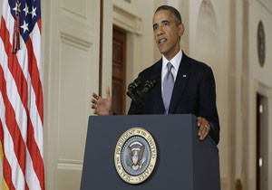 ادعای اوباما: به لطف دیپلماسی، راه‌های دستیابی ایران به سلاح هسته‌ای را مسدود کردیم