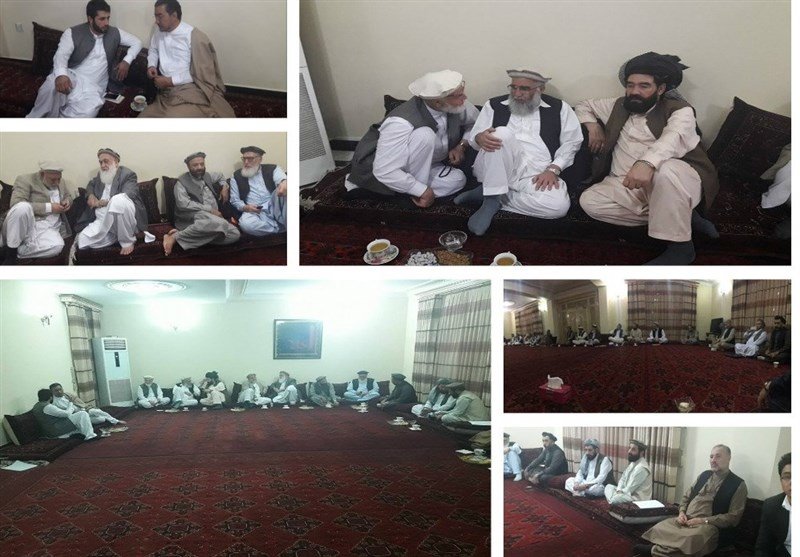 حضور پسر حکمتیار در خانه رئیس پارلمان افغانستان/ رایزنی‌ها ادامه دارد + تصاویر