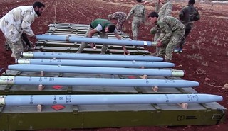 مخالفان اسد به موشک‌های گراد مجهز شدند + فیلم