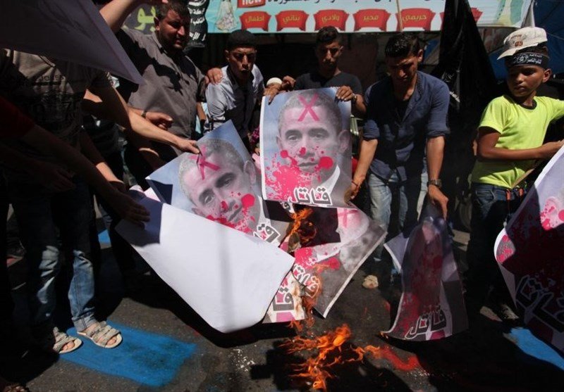  آتش به جان عکس‌های اوباما، پرز و نتانیاهو + عکس