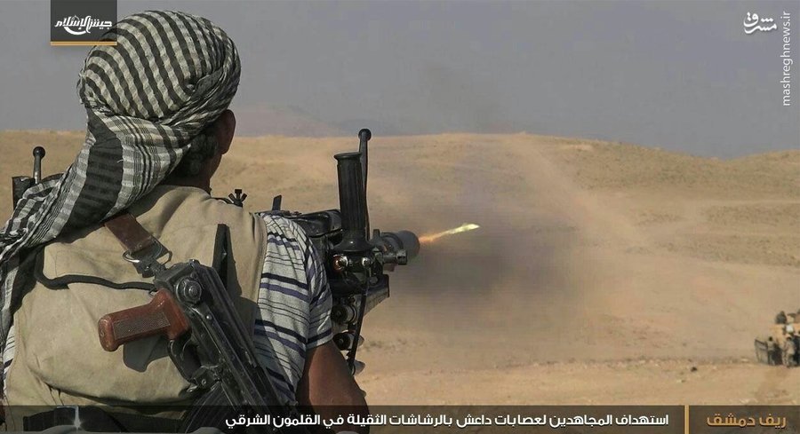 درگیری شدید داعش و رقبا در القلمون شرقی + تصاویر