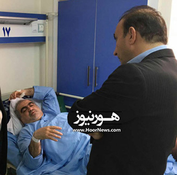 فرماندار اهواز بدلیل اصابت گلوله به بیمارستان منتقل شد
