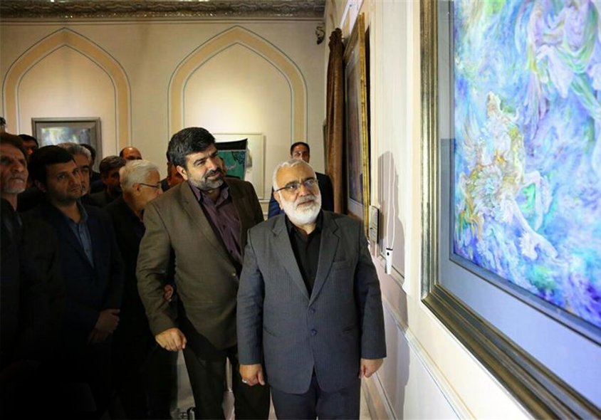 دو اثر جدید استاد فرشچیان در موزه آستان قدس رضوی رونمایی شد