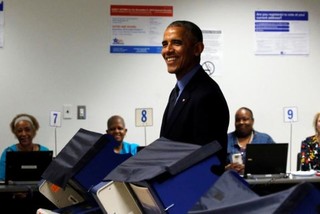 اوباما رای داد / پاسخ متفاوت وی که به چه کسی رای داده است!