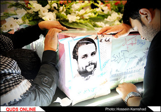 مراسم وداع  با پیکر سردار شهید حسن آزادی و ۴ همرزمش/گزارش تصویری