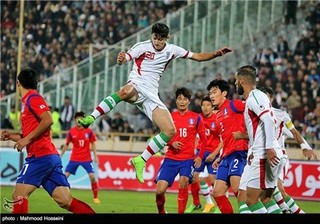 پیروزی تیم ملی فوتبال ایران برابر کره در نیمه اول