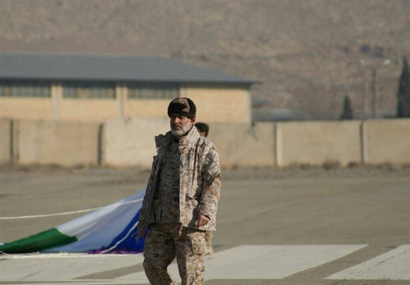 انتقال پیکر فرمانده شهید گردان هوایی یگان صابرین به تهران + عکس