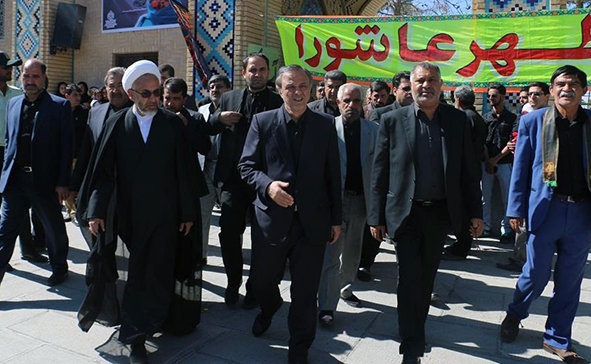اجتماع بزرگ هیأت های مذهبی در مسجد ارگ تهران