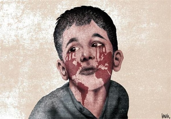اشک و خون کودک سوری  کره زمین است!
