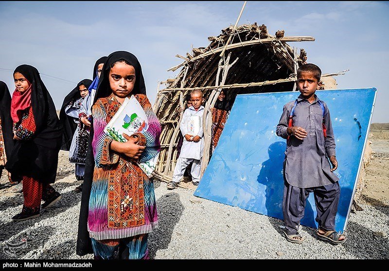 مدارس کپری سیستان و بلوچستان همچنان باقی است