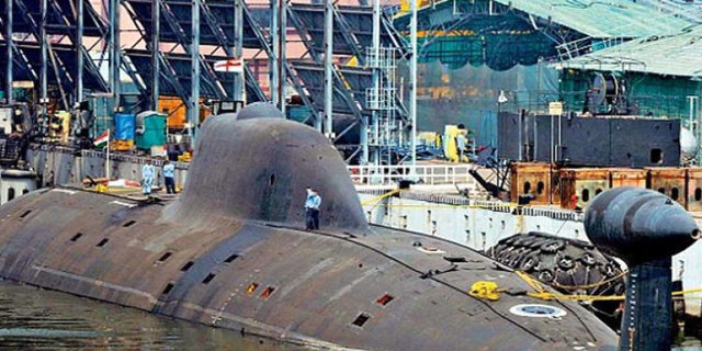 استفاده مخفیانه نیروی دریایی هند از زیردریایی هسته‌ای‌اش

