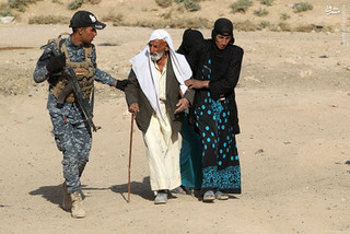 تصاویر نجات یافتگان موصل از چنگال داعش