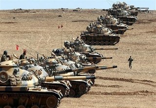 دیدار فرمانده ارتش ترکیه از نیروهای مستقر در شرق سوریه