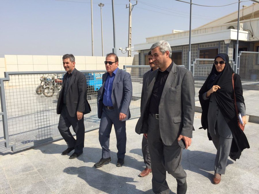 افتتاح بزرگترین سالن مسافری در سالن جدید مسافری پایانه مرزی شلمچه با حضور وزیر راه و شهرسازی